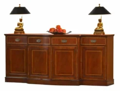 Sideboard 4-türig Bow Mahagoni