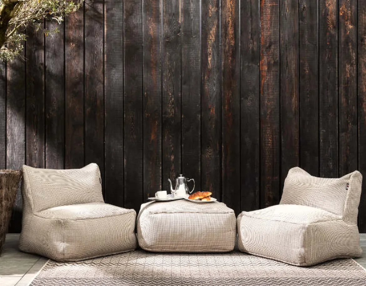 Sitzkissen Dotty Puff beige