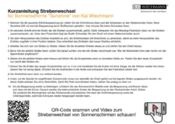 Sonnenschirm Ersatzteil Strebe