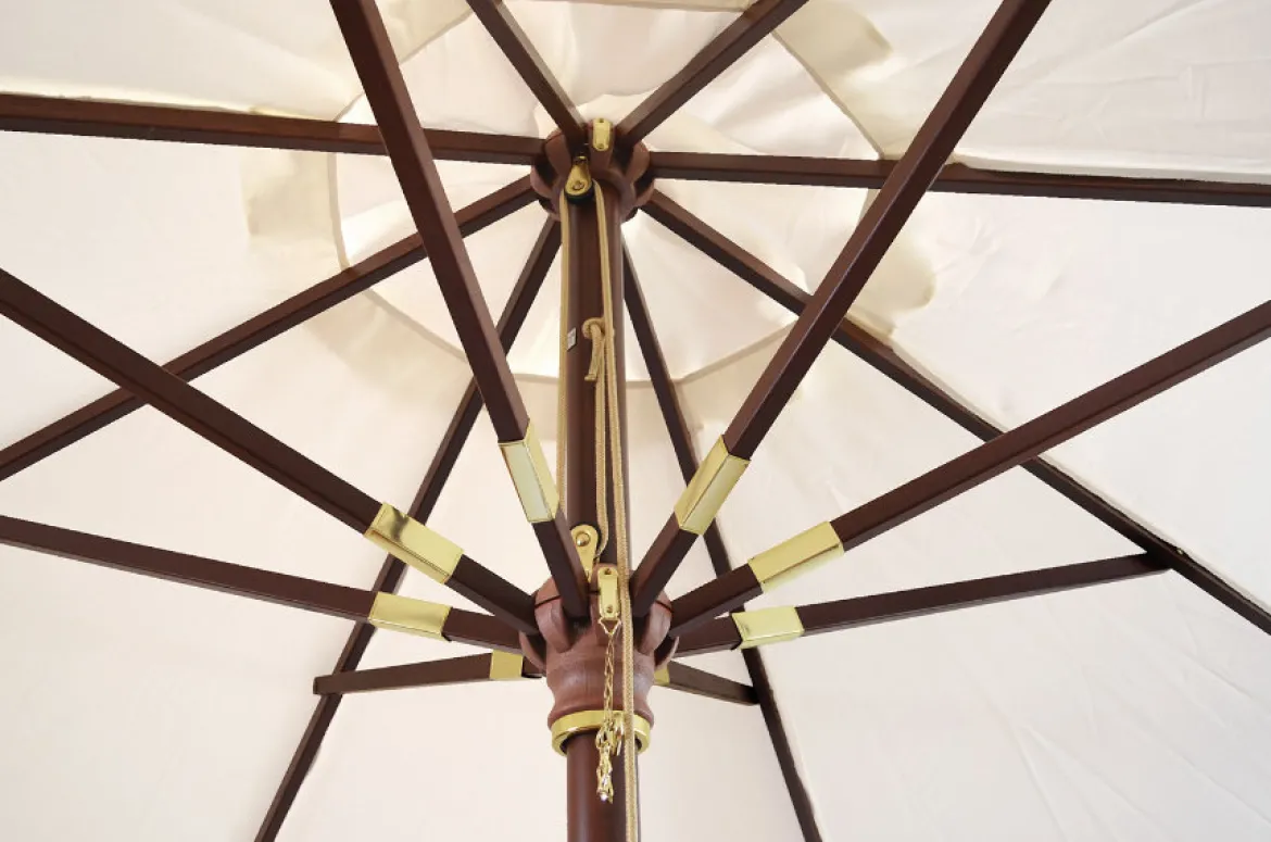 Sonnenschirm weiß Sunshine 300 cm