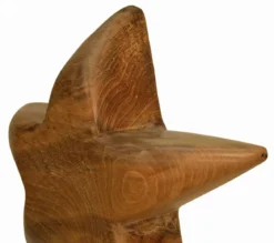 Standfigur Stern Teakholz massiv