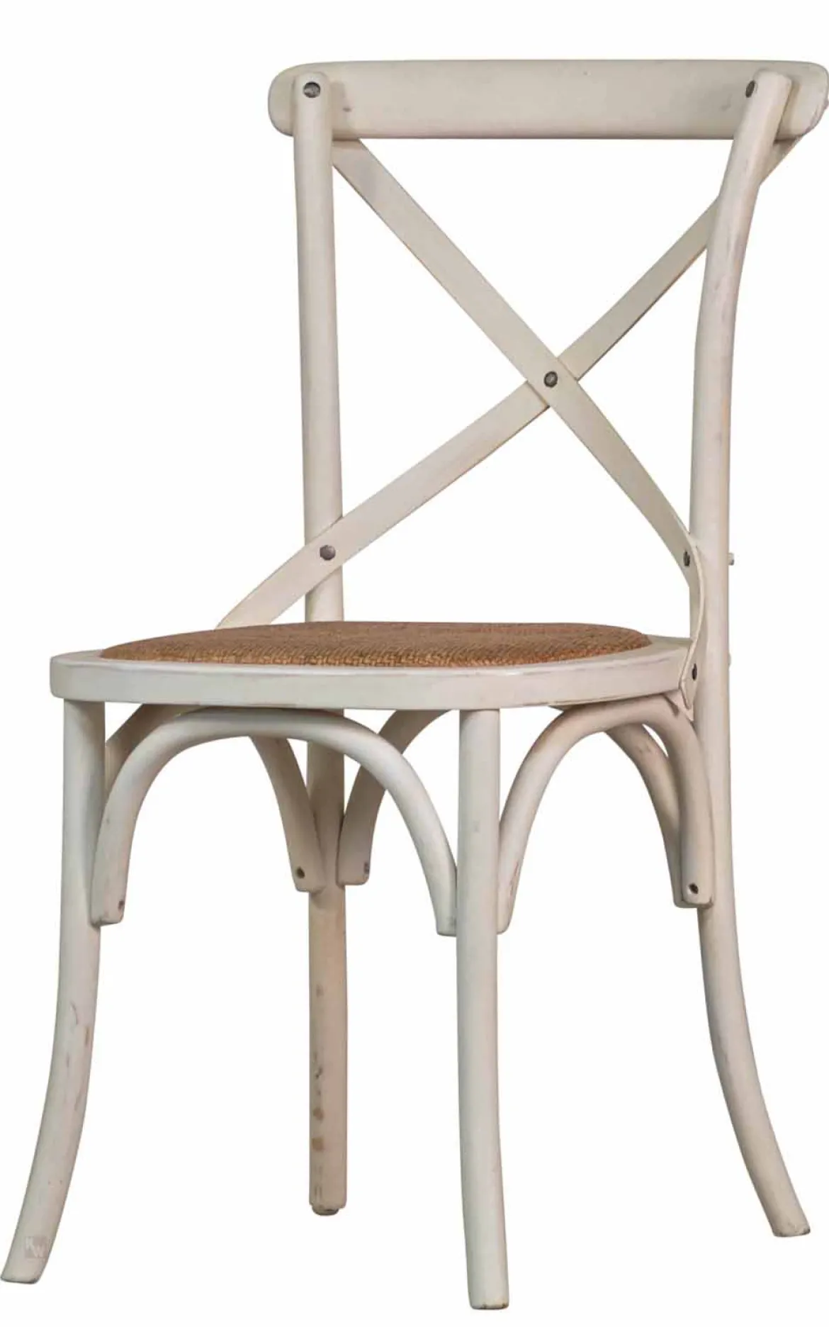Stuhl im thonet-Stil antikweiß