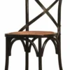 Stuhl im Thonet-Stil schwarz