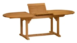 Teak Ausziehtisch Brighton oval 150 cm