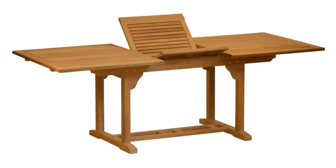 Teak Ausziehtisch Brighton rechteckig