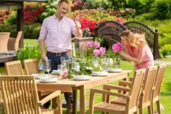 Teak Ausziehtisch Notting Hill 120 cm