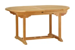 Teak Ausziehtisch oval 120 cm Orvieto