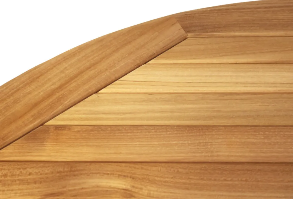 Teak Ausziehtisch oval Orvieto 180 cm