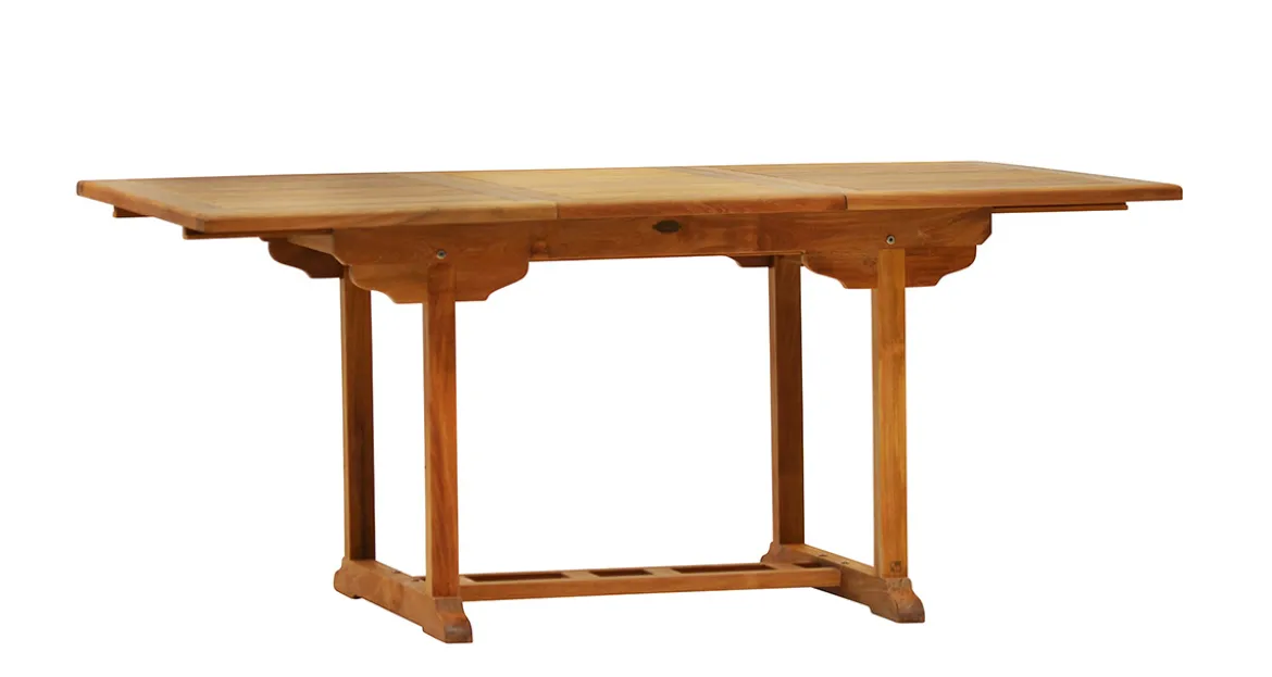Teak Ausziehtisch Padua quadratisch