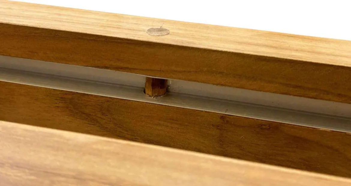 Teak Ausziehtisch rund Rondo