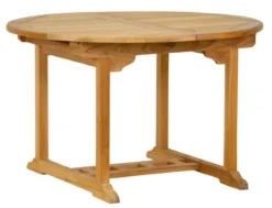 Teak Ausziehtisch rund Rondo