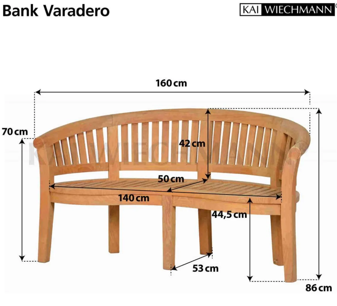 Teak Bananenbank Varadero
