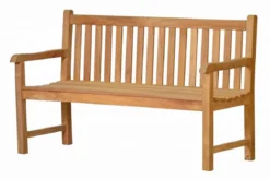 Teak Bank Andorra 130 cm