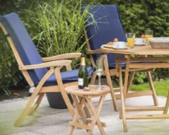 Teak Beistelltisch Capri Handbag klappbar