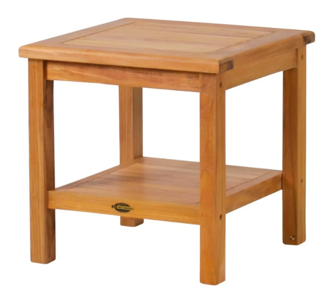Teak Beistelltisch Cuneo 2 Ebenen