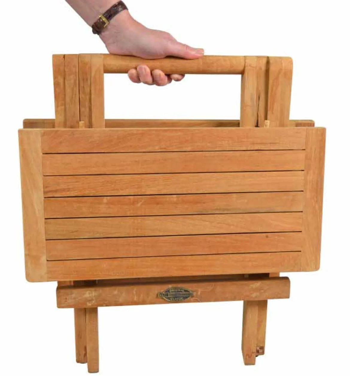 Teak Beistelltisch Cuneo Handbag classic
