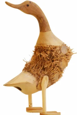Teak Deko-Ente ANTON