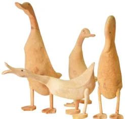 Teak Deko-Ente EMIL