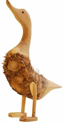 Teak Deko-Ente LINA