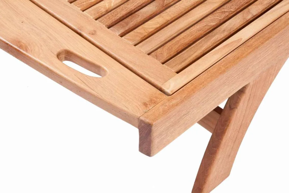 Teak Doppelliege Brighton