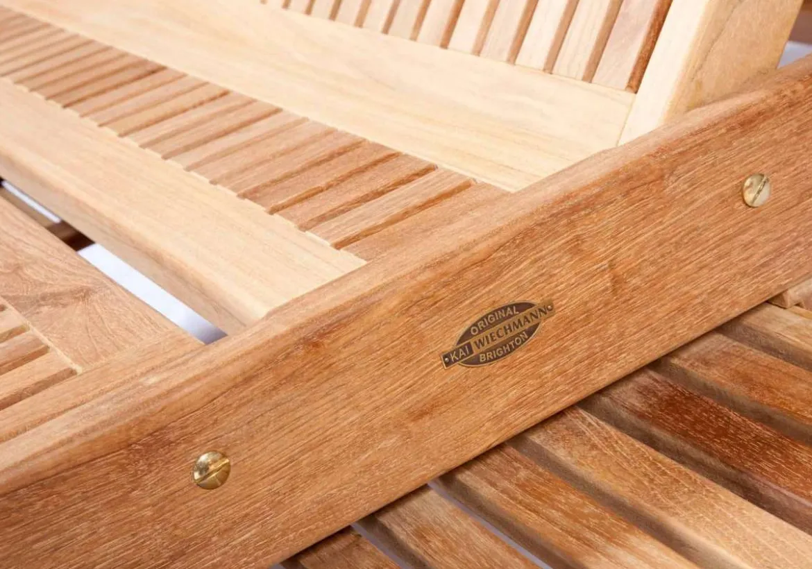 Teak Doppelliege Brighton