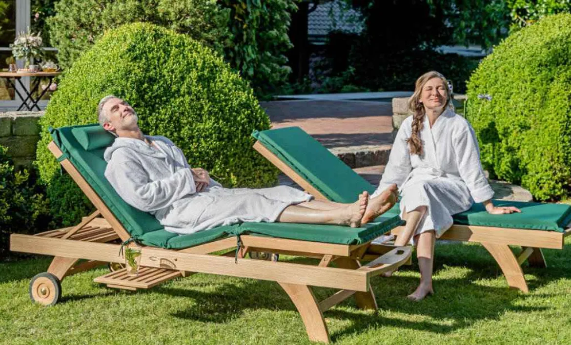 Teak Gartenliege Brighton