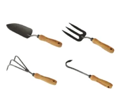 Teak Gartenwerkzeug 4er Set Casoli