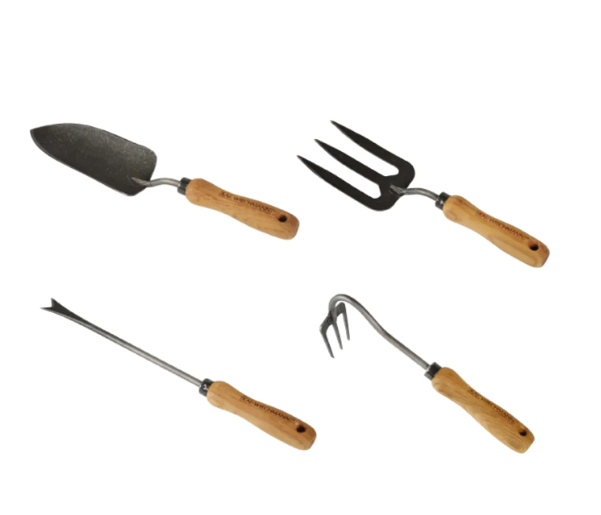 Teak Gartenwerkzeug 4er Set Palermo