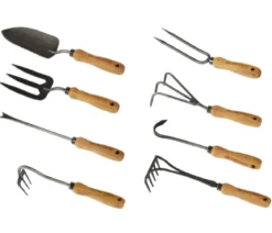 Teak Gartenwerkzeug 8er Set Roma