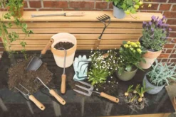 Teak Gartenwerkzeug 8er Set Roma