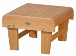 Teak Hocker zum Hamburger Alstersessel