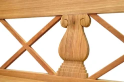 Teak Hofbank Biedermeier