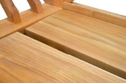 Teak Hofbank Biedermeier