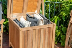 Teak Kissentruhe Catania klein