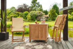 Teak Klappstuhl Portofino mit Armlehnen