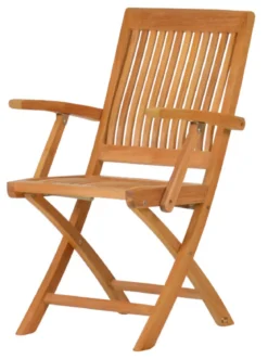 Teak Klappstuhl Vitello mit Armlehnen