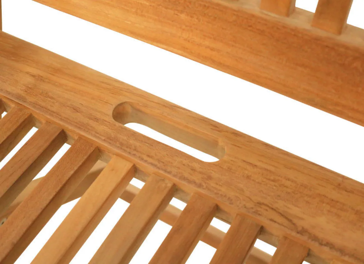 Teak Klappstuhl Vitello mit Armlehnen