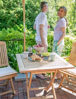 Teak Klapptisch Brighton rechteckig