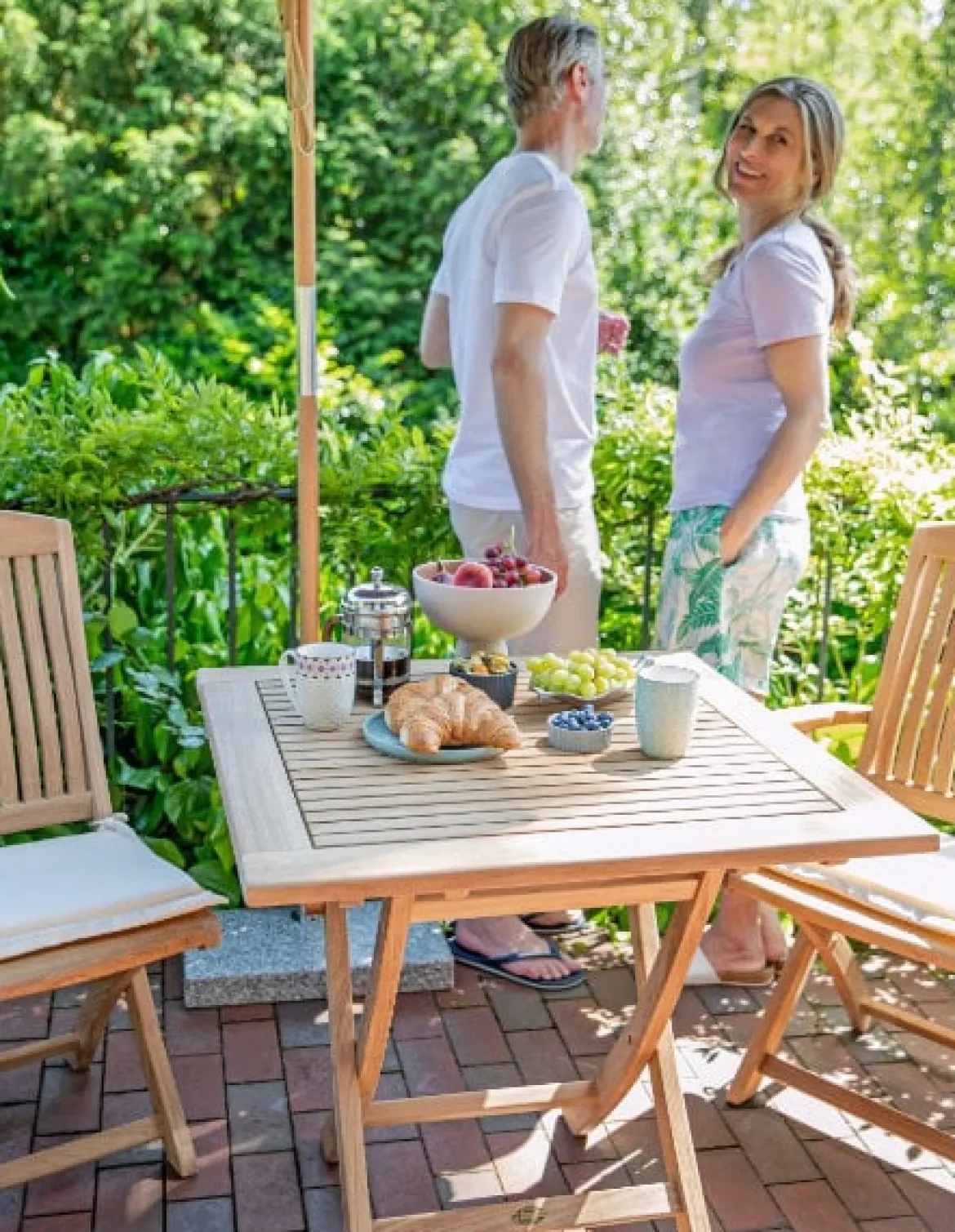 Teak Klapptisch Brighton rechteckig