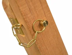 Teak Klapptisch Brighton rund Kreuzoptik