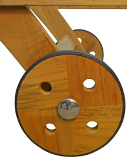Teak Liege Savona mit Knick
