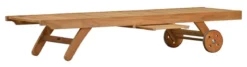 Teak Liege Savona mit Knick