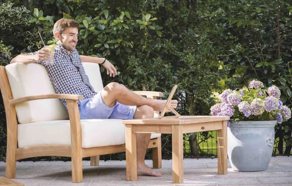Teak Lounge Sessel Paderno