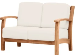 Teak Lounge Sofa 2-Sitzer Paderno