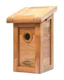 Teak Nistkasten Set Doppelkoje