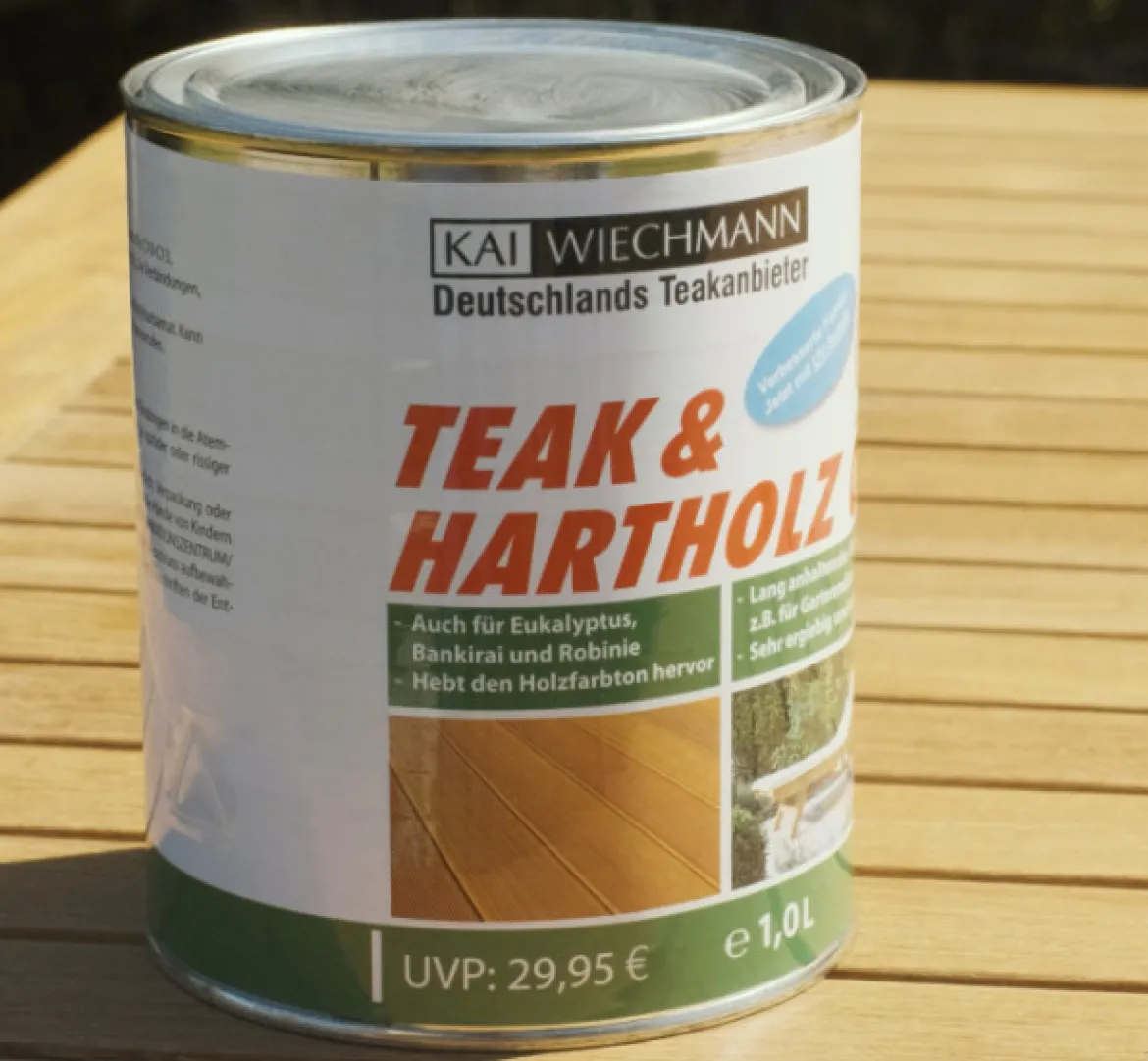 Teakpflege 3 Teak & Hartholz Öl