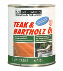 Teakpflege 3 Teak & Hartholz Öl