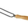 Teak Rosengabel geschmiedet