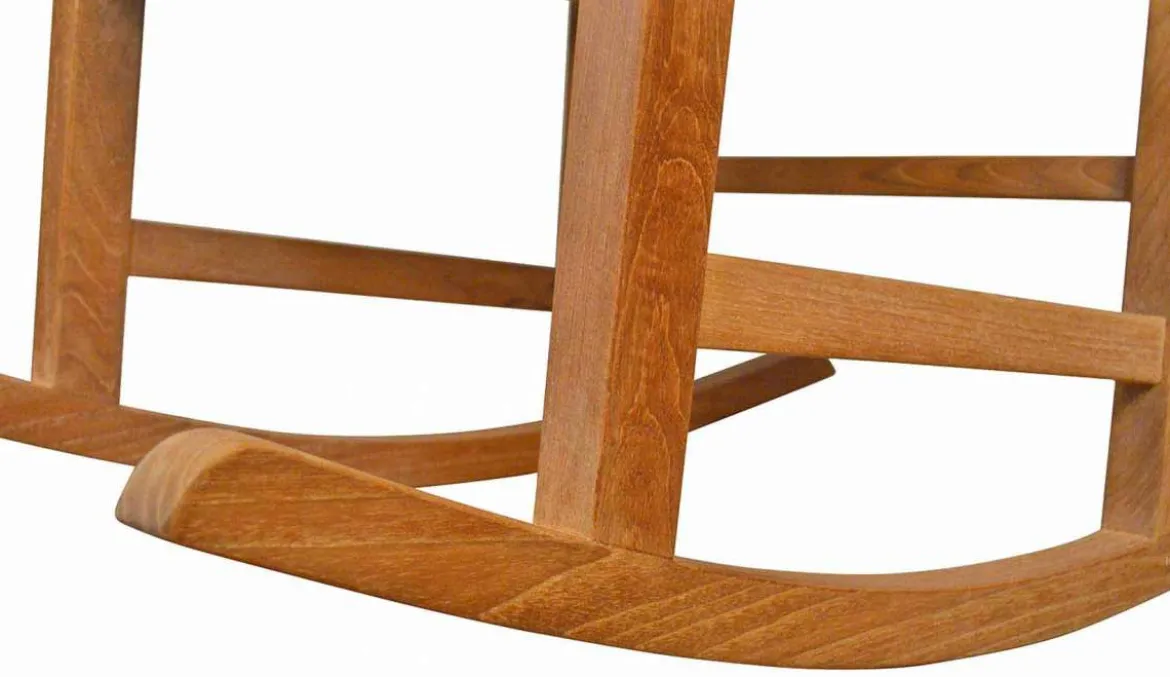 Teak Schaukelstuhl Brighton