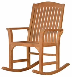 Teak Schaukelstuhl Brighton